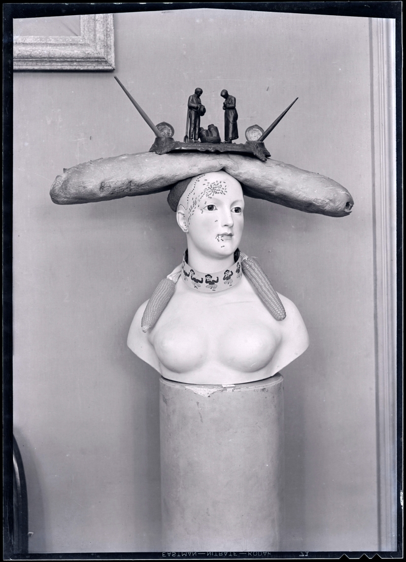 Retrospective Bust of a Woman